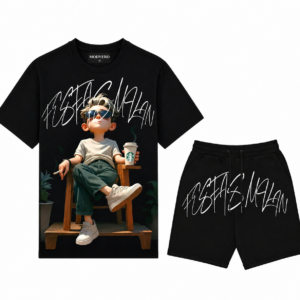 Alternative view of Modvero Drawstring Shorts | Men | Black